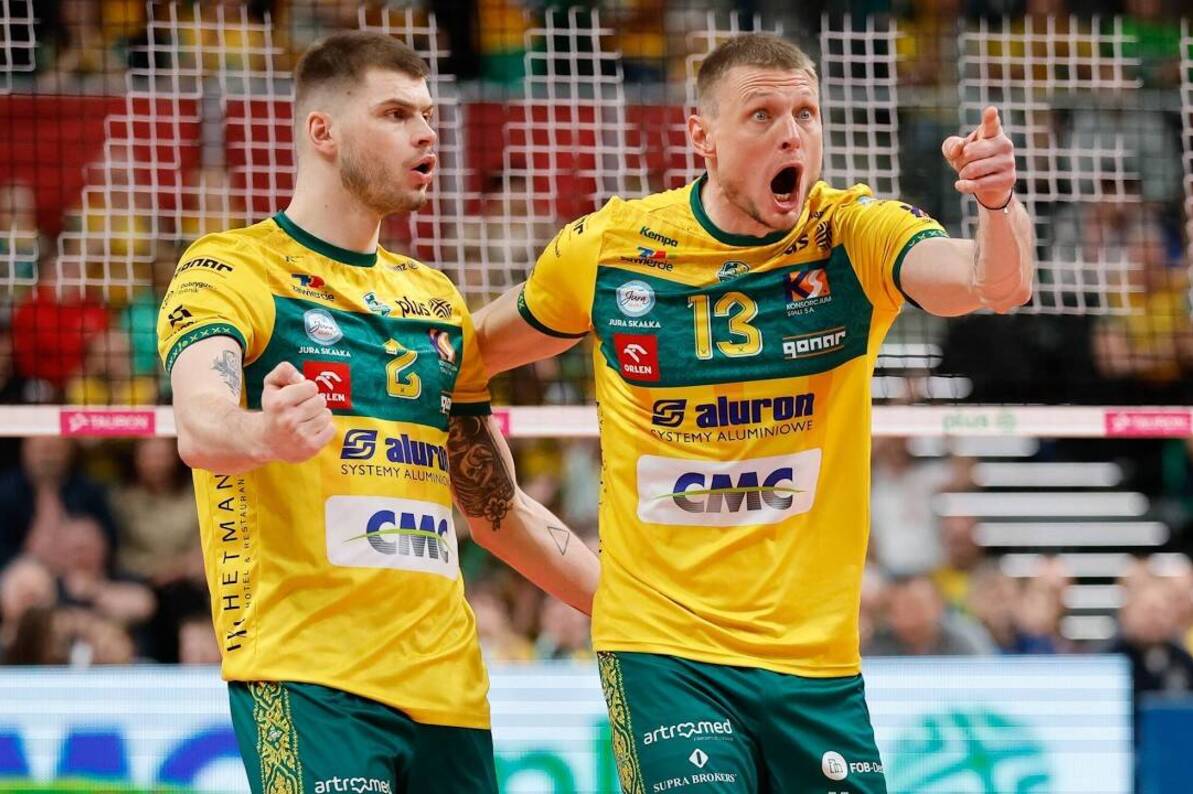 Aluron CMC Warta Zawiercie ostatnim półfinalistą PlusLigi. ZAKSA kończy sezon na ósmym miejscu [WIDEO]