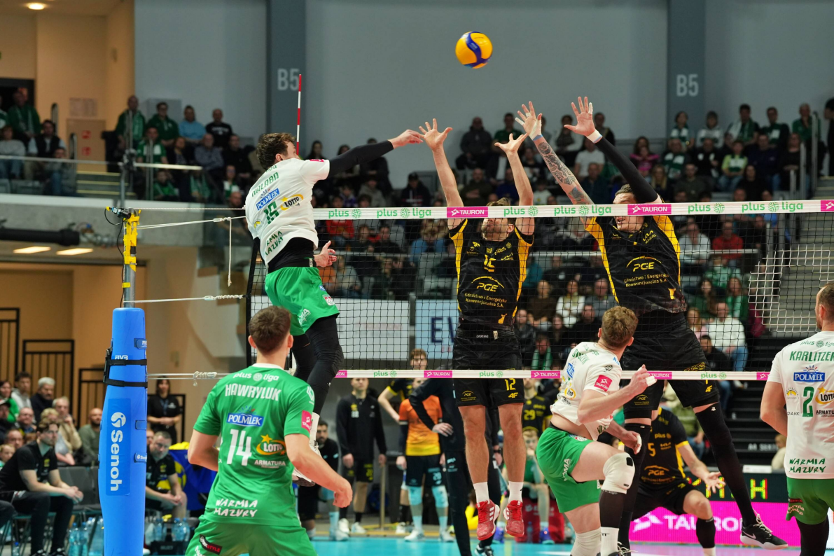 Indykpol AZS Olsztyn wygrywa  pierwszy mecz o piąte miejsce [ZDJĘCIA]