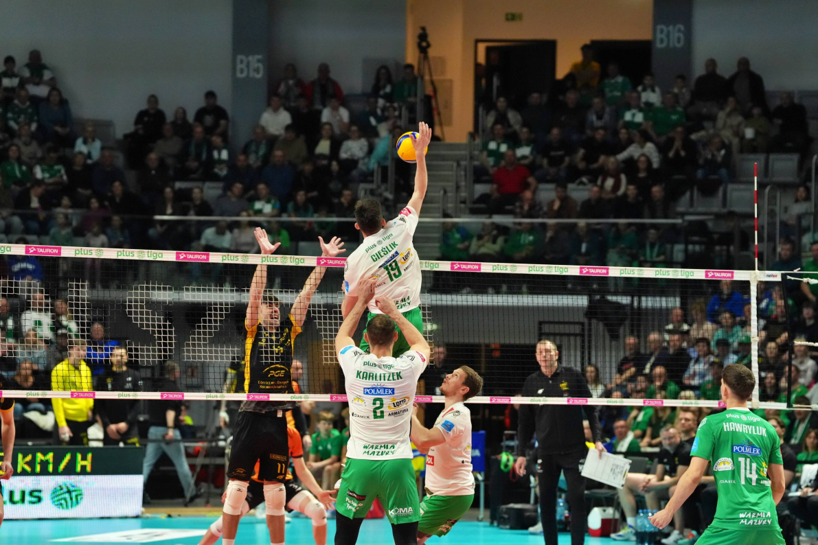 Indykpol AZS Olsztyn wygrywa  pierwszy mecz o piąte miejsce [ZDJĘCIA]