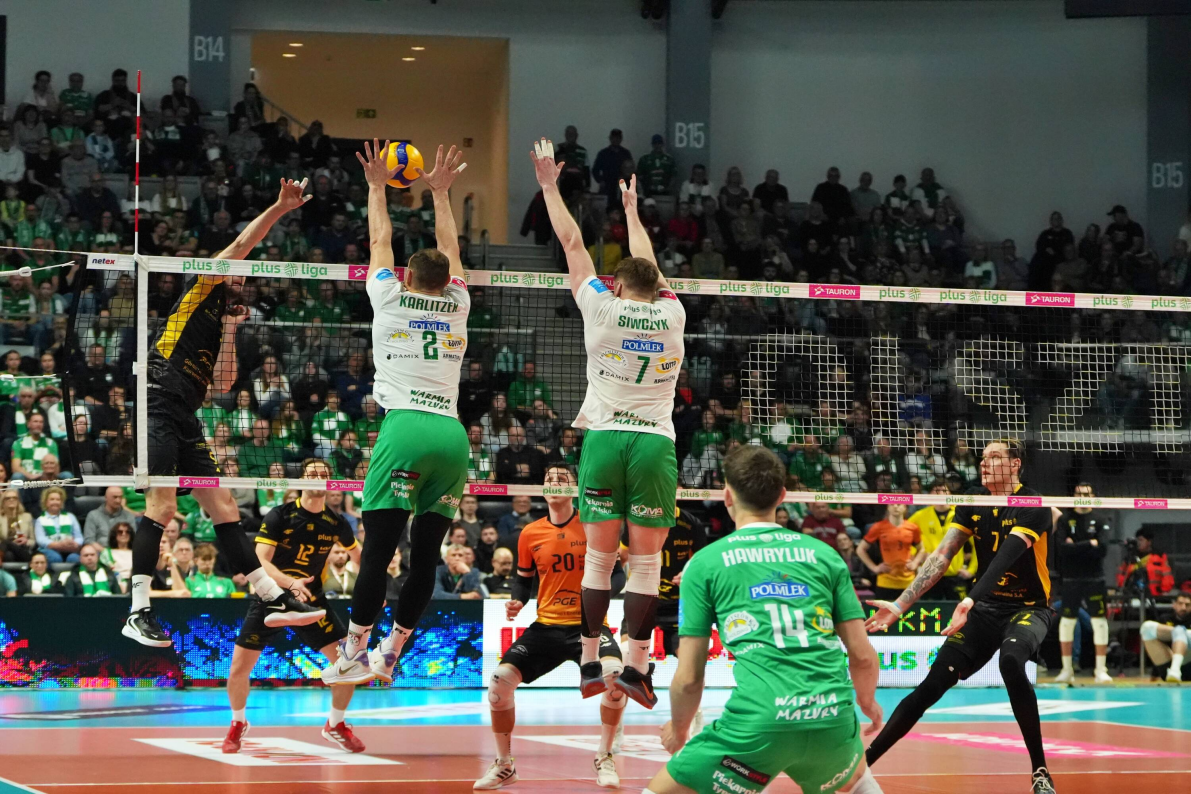 Indykpol AZS Olsztyn wygrywa  pierwszy mecz o piąte miejsce [ZDJĘCIA]