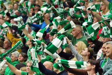 Indykpol AZS Olsztyn wygrywa  pierwszy mecz o piąte miejsce [ZDJĘCIA]