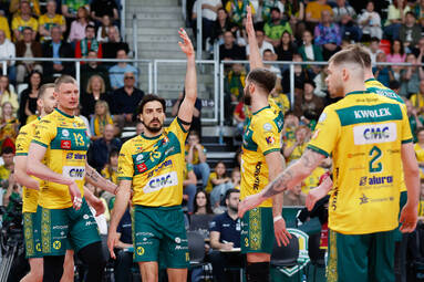 W pierwszym finałowym starciu gigantów siatkówki 3:0 wygrywa Aluron CMC Warta Zawiercie [ZDJĘCIA]