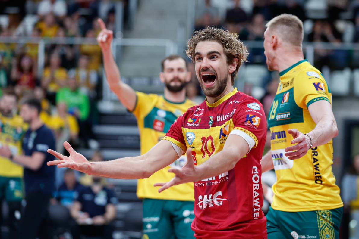 W pierwszym finałowym starciu gigantów siatkówki 3:0 wygrywa Aluron CMC Warta Zawiercie [ZDJĘCIA]