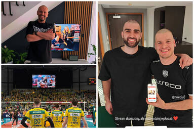 Trzech łysych w meczach o brąz. Siatkarze PGE Projektu i Asseco Resovii przyłączyli się do akcji na rzecz walki z rakiem