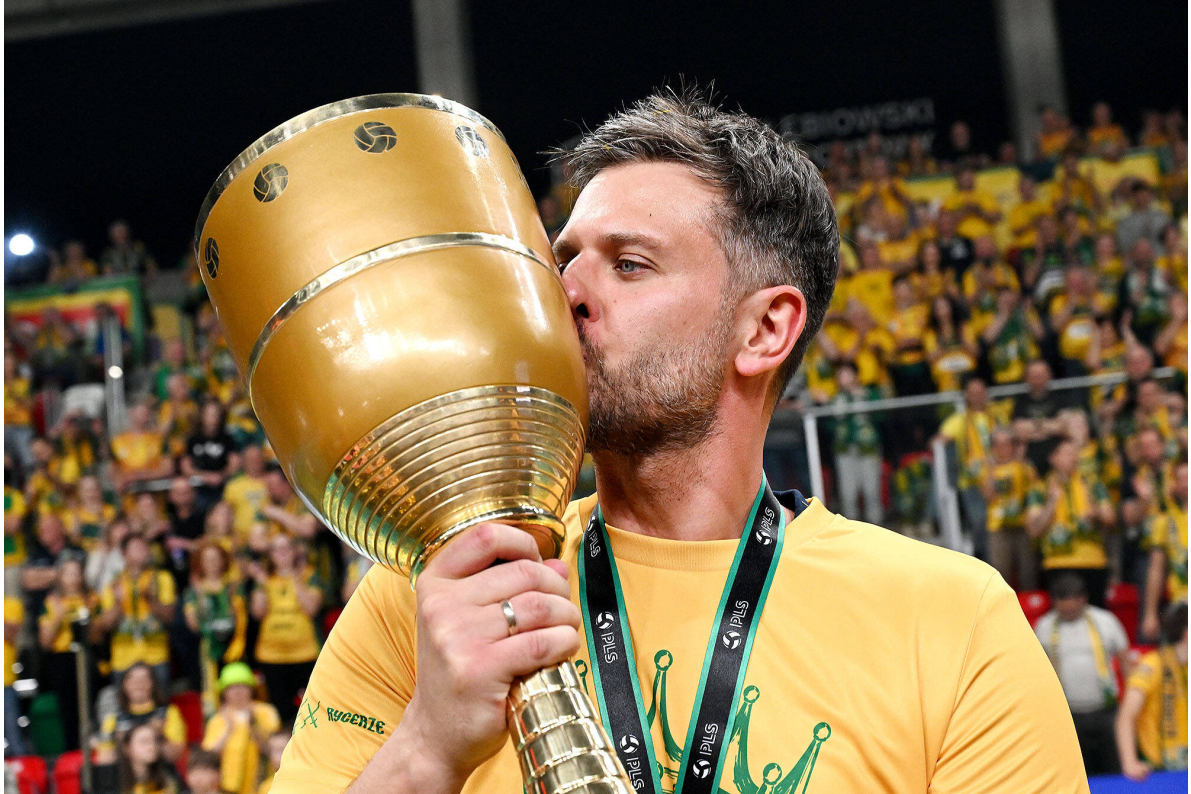 Michał Winiarski poprowadził  Aluron CMC Wartę Zawiercie do historycznego zwycięstwa [ZDJĘCIA]
