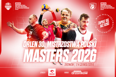 Znamy wyniki losowania ORLEN Mistrzostw Polski Masters Mężczyzn i Kobiet