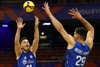 Rozgrywający reprezentacji Serbii Aleksa Batak w GKS-ie Katowice