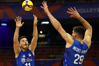 Rozgrywający reprezentacji Serbii, Aleksa Batak w GKS-ie Katowice