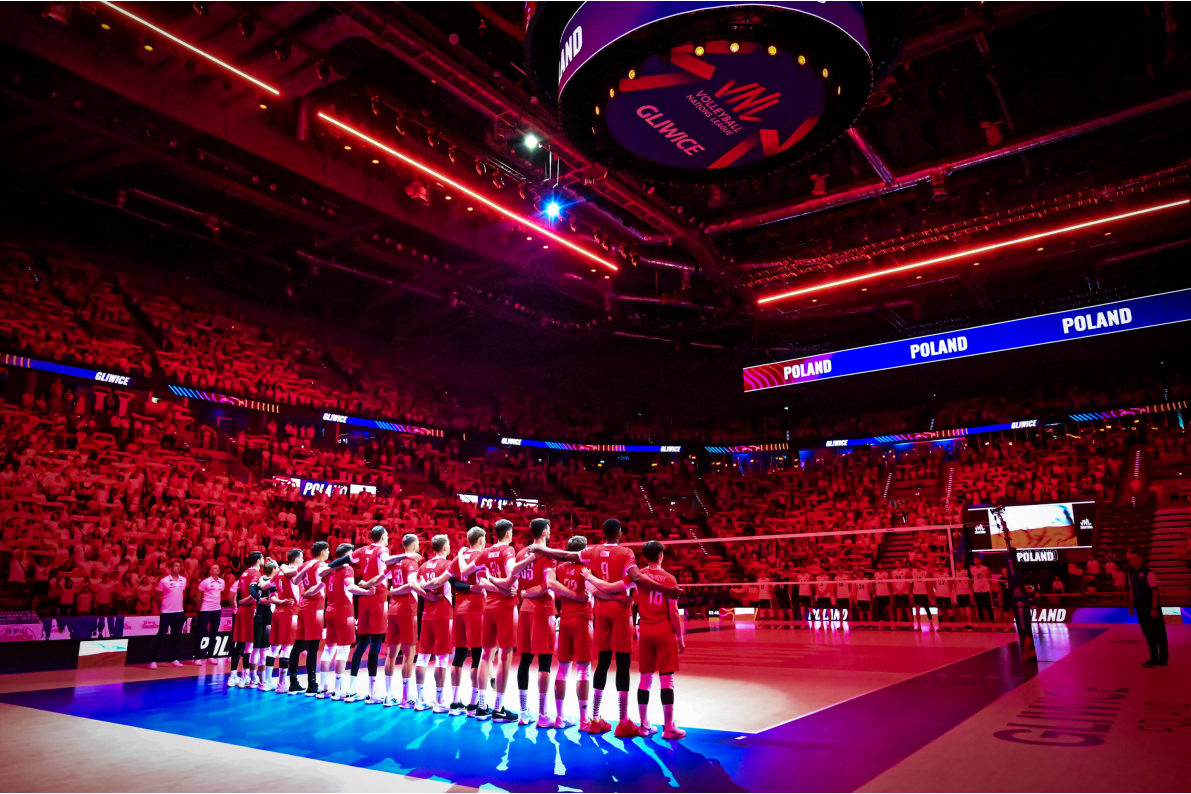 Turniej VNL trwa nadal. Dziś w Gliwicach biało-czerwoni zaliczyli udany występ w meczu z reprezentacją Niemiec [ZDJĘCIA]